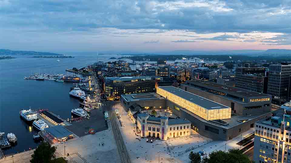 oslo cruise terminal to city centre